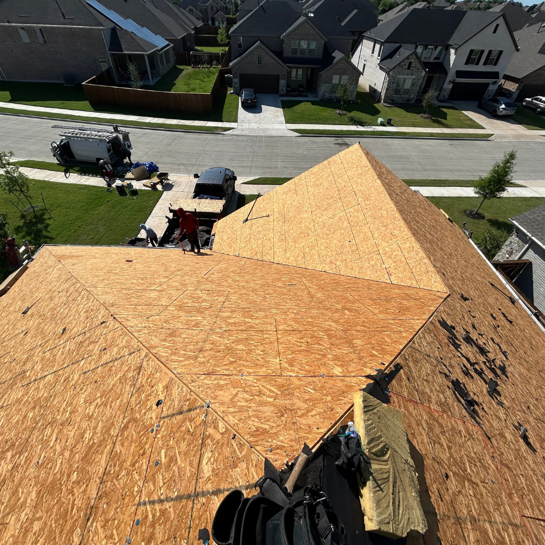 removing to the Roof Sheathing